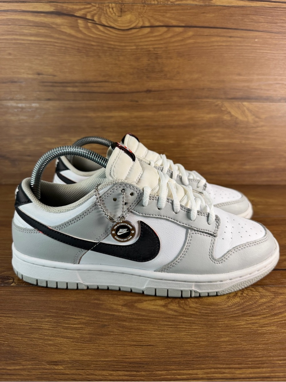 Dunk Low Se Gs 'Lottery Pack - Grey Fog' Men’s Size 7 Leather Sneakers Shoes